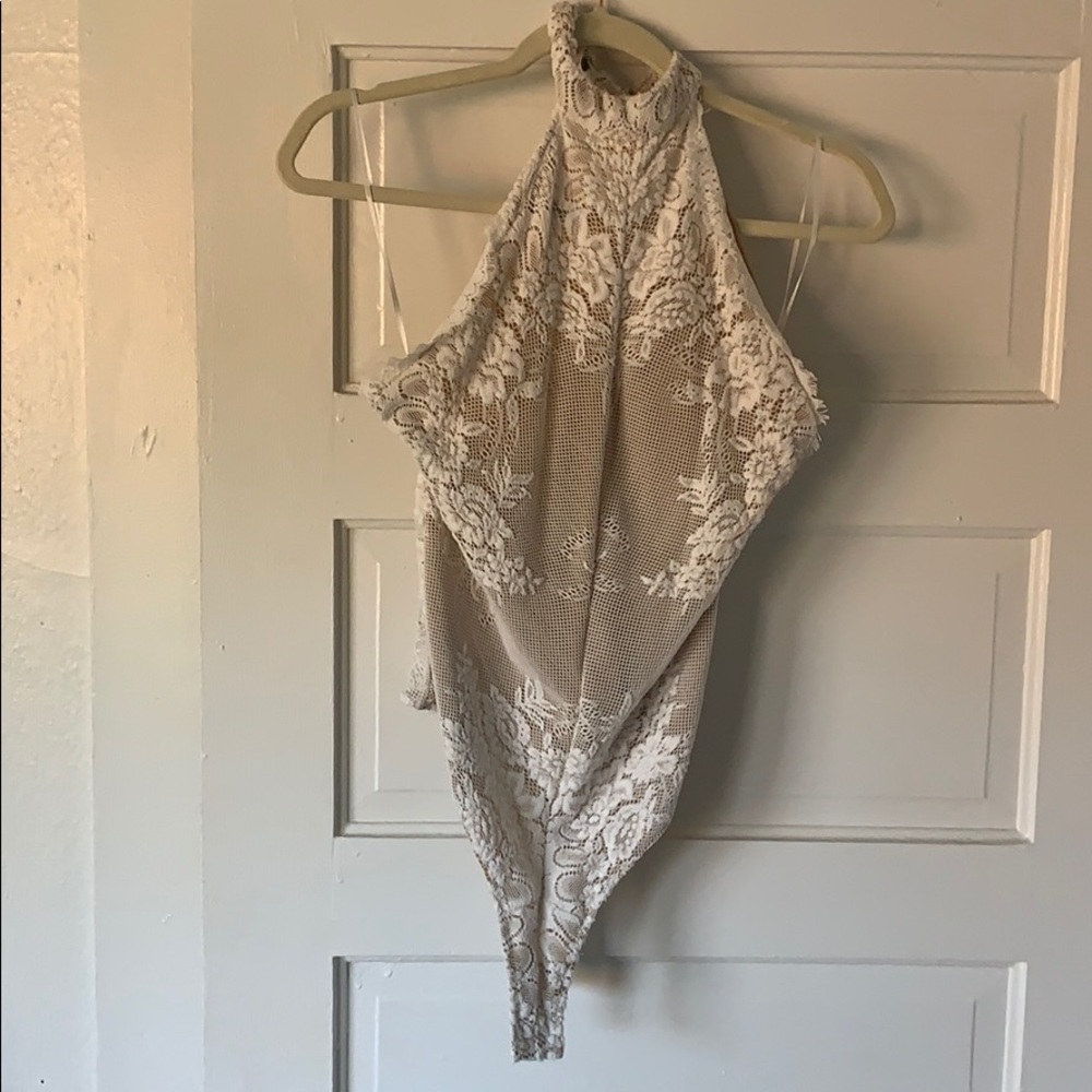 Backless free people bodysuit